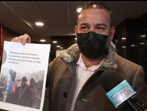 Diputado Céspedes sospecha que videos de amenaza contra Camacho fueron urdidos por la misma oposición