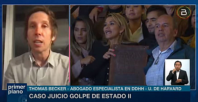 Thomas Becker: Ningún escenario justifica la transición ilegal de Áñez