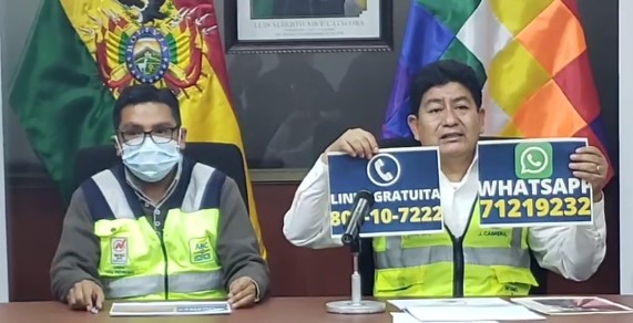 Carreteras están expeditas y habilitan dos líneas gratuitas para el reporte y atención de emergencias