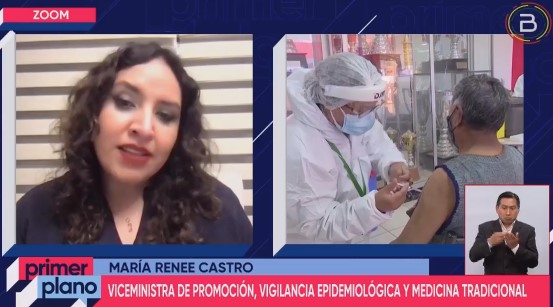 Viceministra aclara que no se puede inflar datos sobre vacunación porque se tiene un registro electrónico con información de municipios