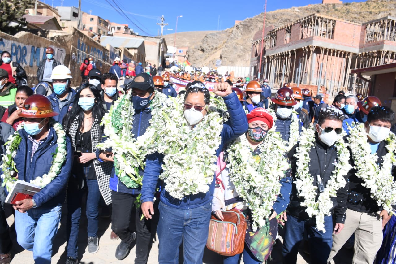 Presidente compromete modernizar la Empresa Minera Colquiri con la conclusión de la planta concentradora hasta 2022