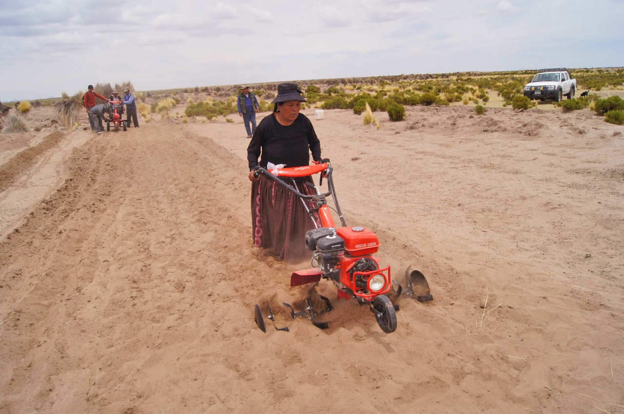 Programa CRIAR II invirtió más de Bs 63 millones en maquinaria agrícola para familias rurales de Bolivia