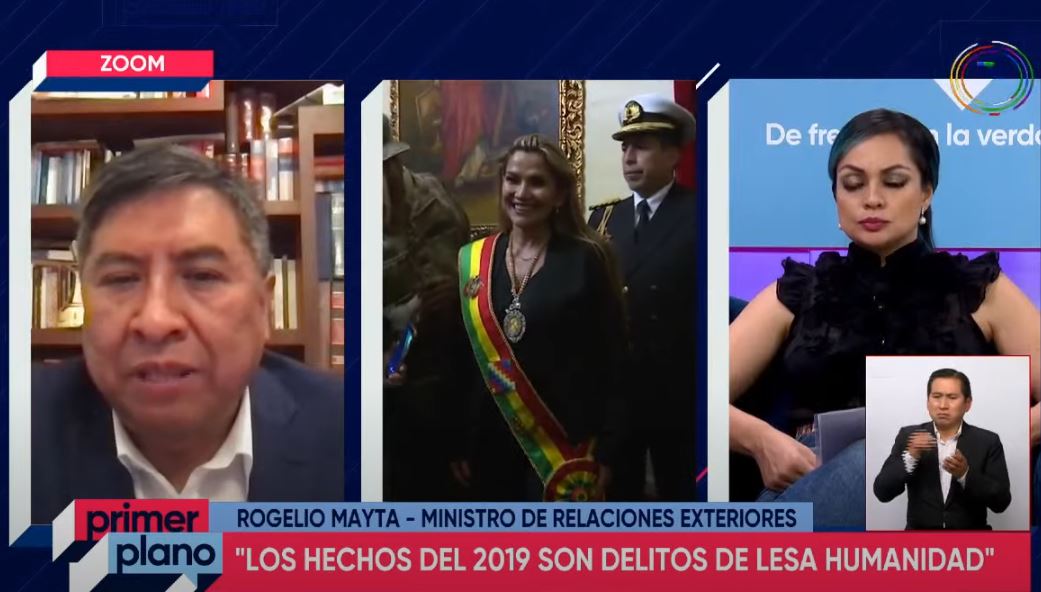 Canciller: En 2019 se ejecutó terrorismo de Estado para sostener a Jeanine Áñez y cometer delitos de lesa humanidad