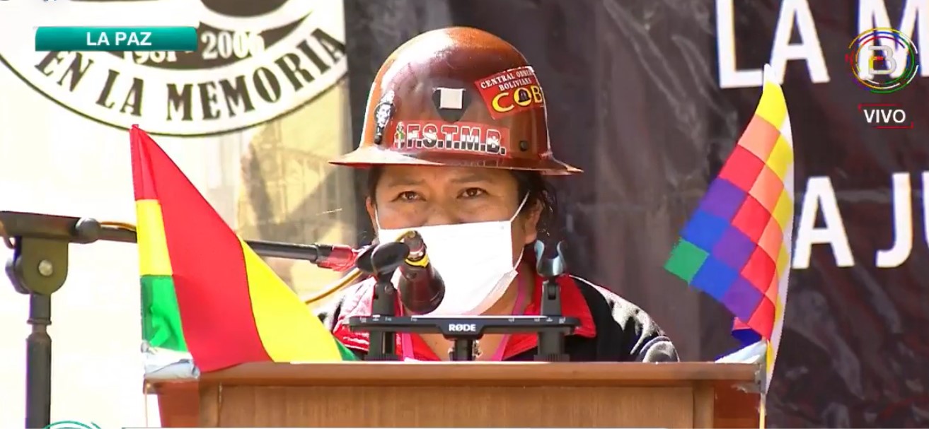 Mineros comprometen defensa de la democracia y reclaman justicia para las víctimas del golpe de 2019