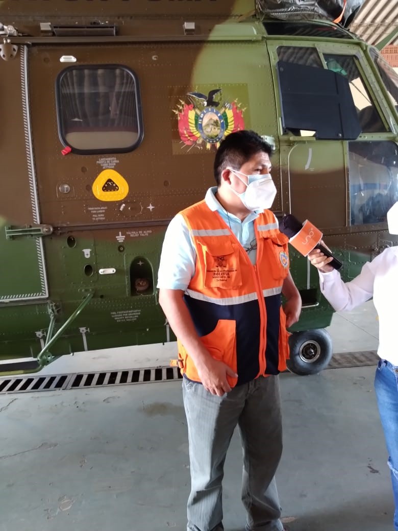 Contingente militar va a Guanay para apoyar reconstrucción y retiro de escombros