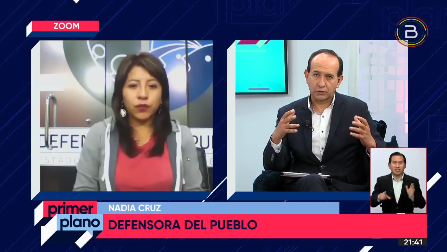 Defensoría sugiere que condiciones especiales del encierro de Áñez se puedan ampliar a otras cárceles