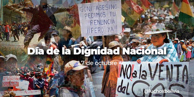 Presidente conmemora el Día de la Dignidad Nacional y rinde homenaje a los mártires que defendieron el gas en 2003