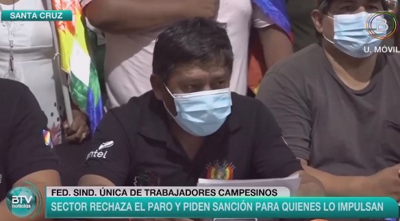 Campesinos de Santa Cruz rechazan paro, se declaran en emergencia y advierten con tomar acciones para restaurar el orden público