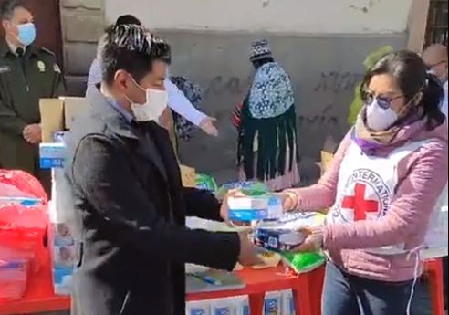 La Cruz Roja entrega insumos de bioseguridad a la cárcel de San Pedro