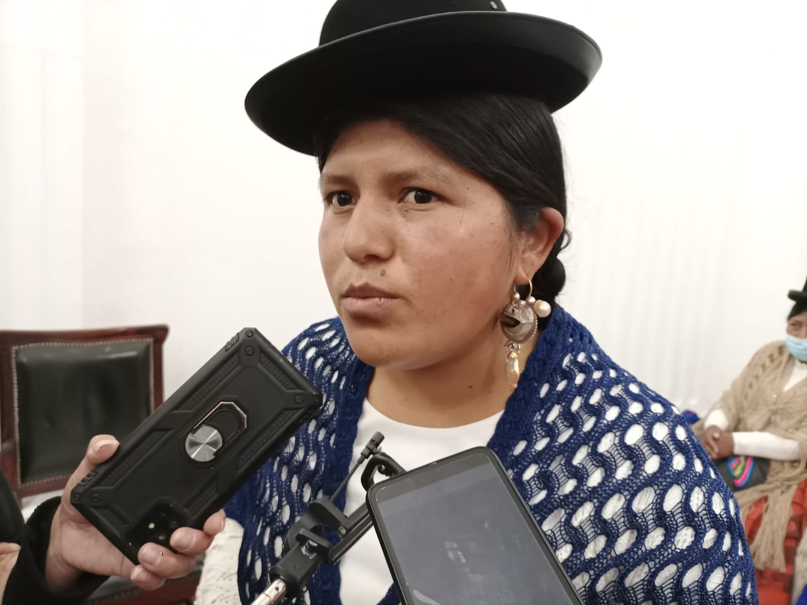 Diputada Mamani señala que, pese a politización, Gobierno acompaña con alimentos y atención médica a marchistas indígenas