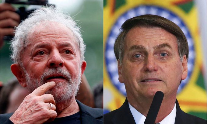 Lula vencería ampliamente a Bolsonaro en 2022, según una encuesta de Datafolha