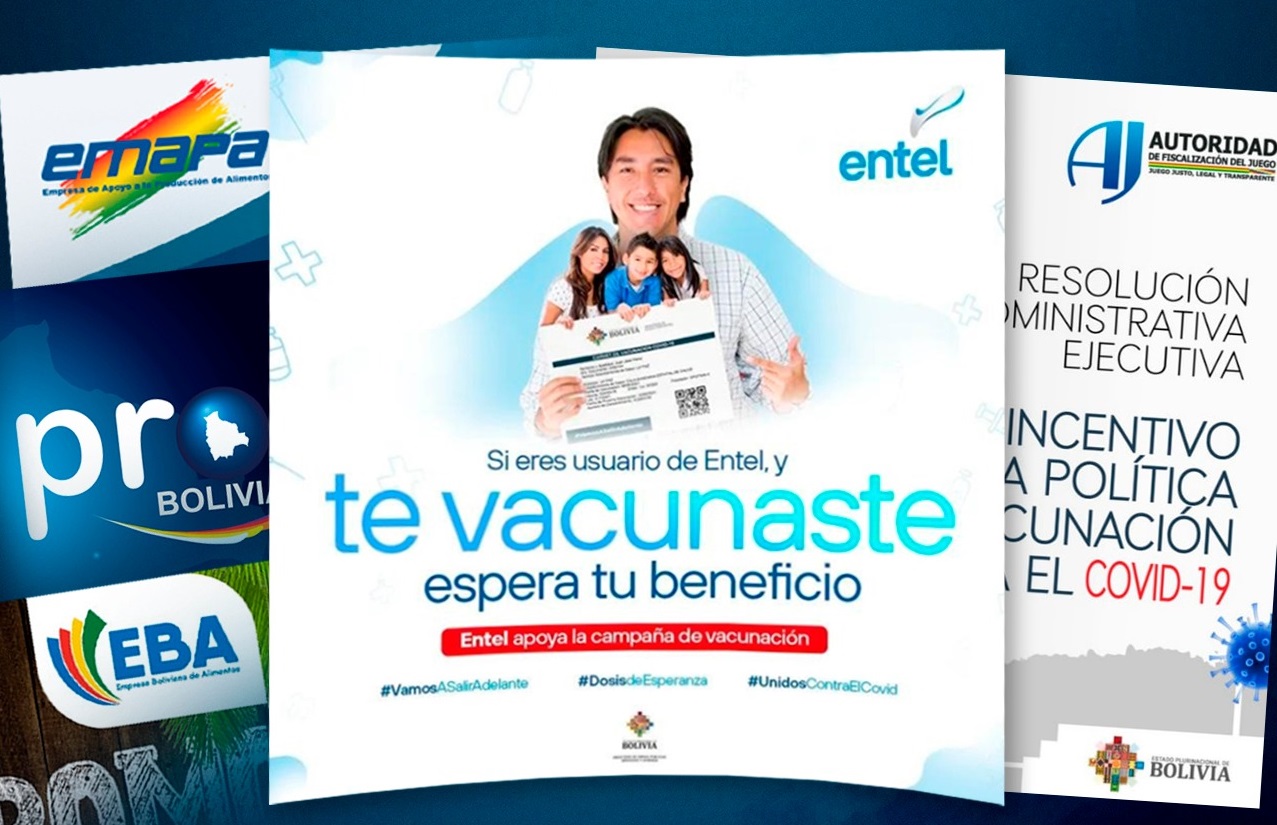 Presidente saluda respaldo de empresas públicas y privadas a la campaña masiva de vacunación contra el COVID-19 en Bolivia