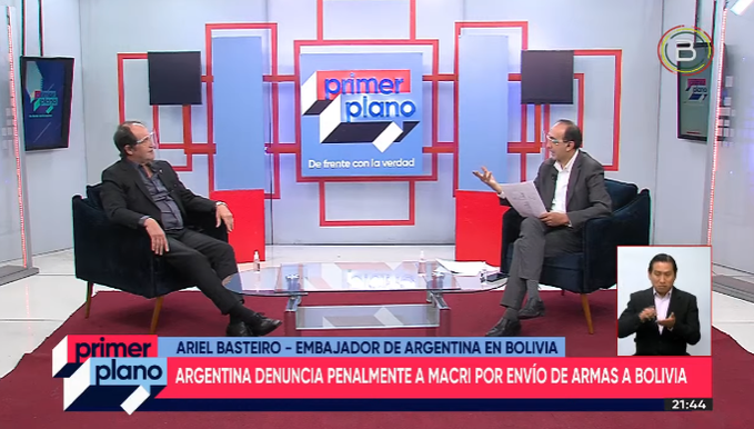 Embajador Basteiro confirma que hubo “contrabando agravado” en envío de material bélico desde Argentina