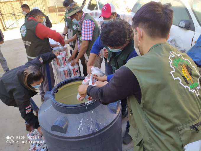 Senasag destruye 3.232 litros de bebidas alcohólicas y aceites que incumplían el registro sanitario