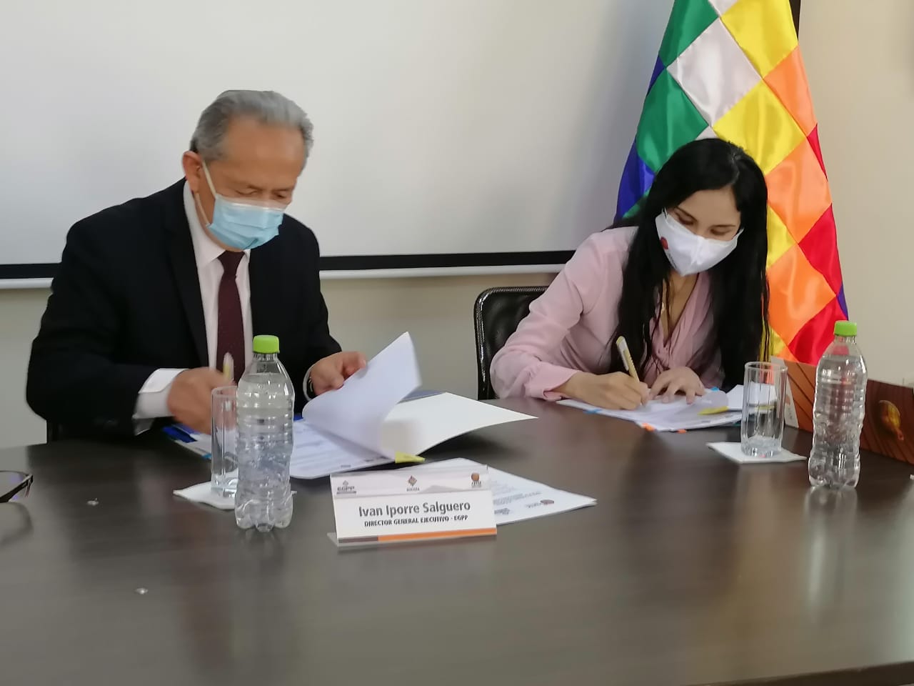 EGPP firma convenio para la formación y capacitación de personal de la AJAM