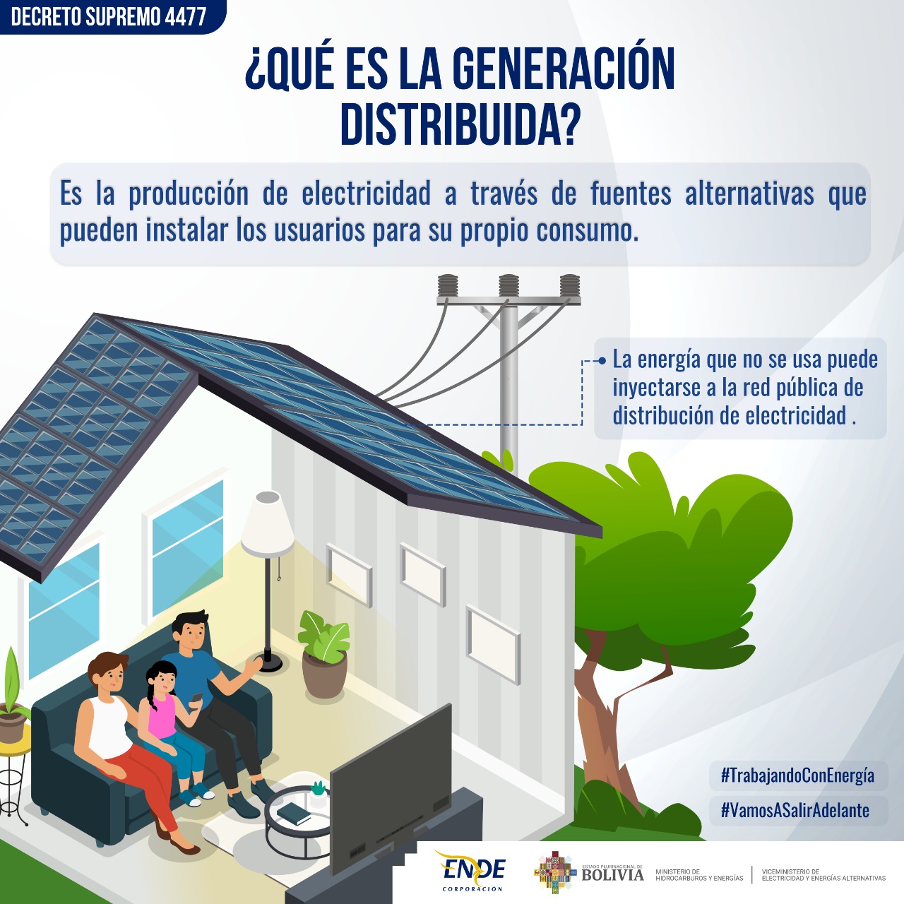 ENDE: Generación distribuida de energía alternativa permitirá la creación de 350 empresas