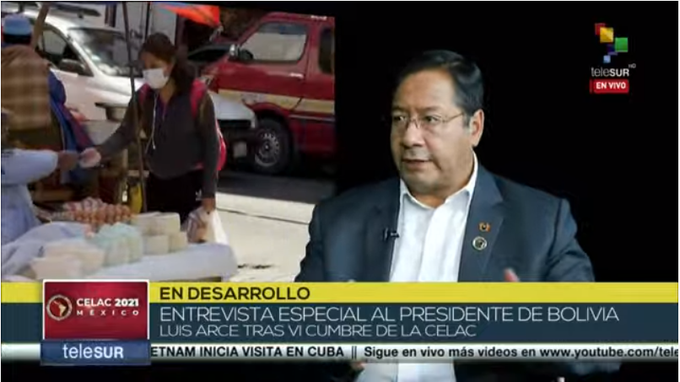 Presidente califica como “absurda” la postulación de Áñez al premio Sájarov