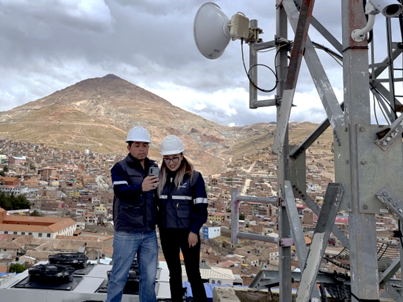 Entel opera más de 1.000 estaciones Radio Base en el departamento de Potosí