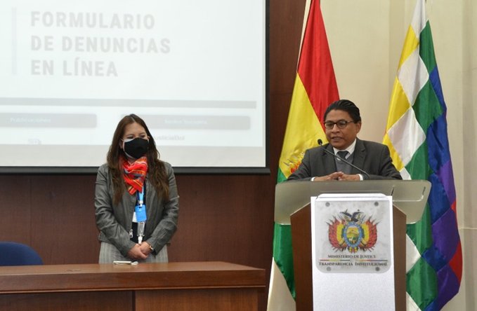 Ministerio de Justicia pone en marcha formulario electrónico de denuncias para hechos de corrupción