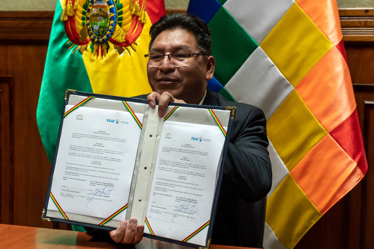FILAC y la Convención Constitucional de Chile firman un memorando de entendimiento