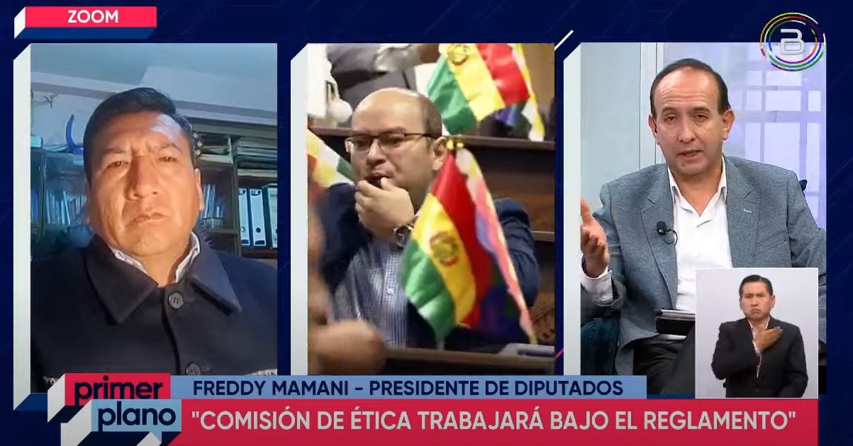 Mamani: Diputados que causaron bochorno y empujones serán enviados a la Comisión de Ética