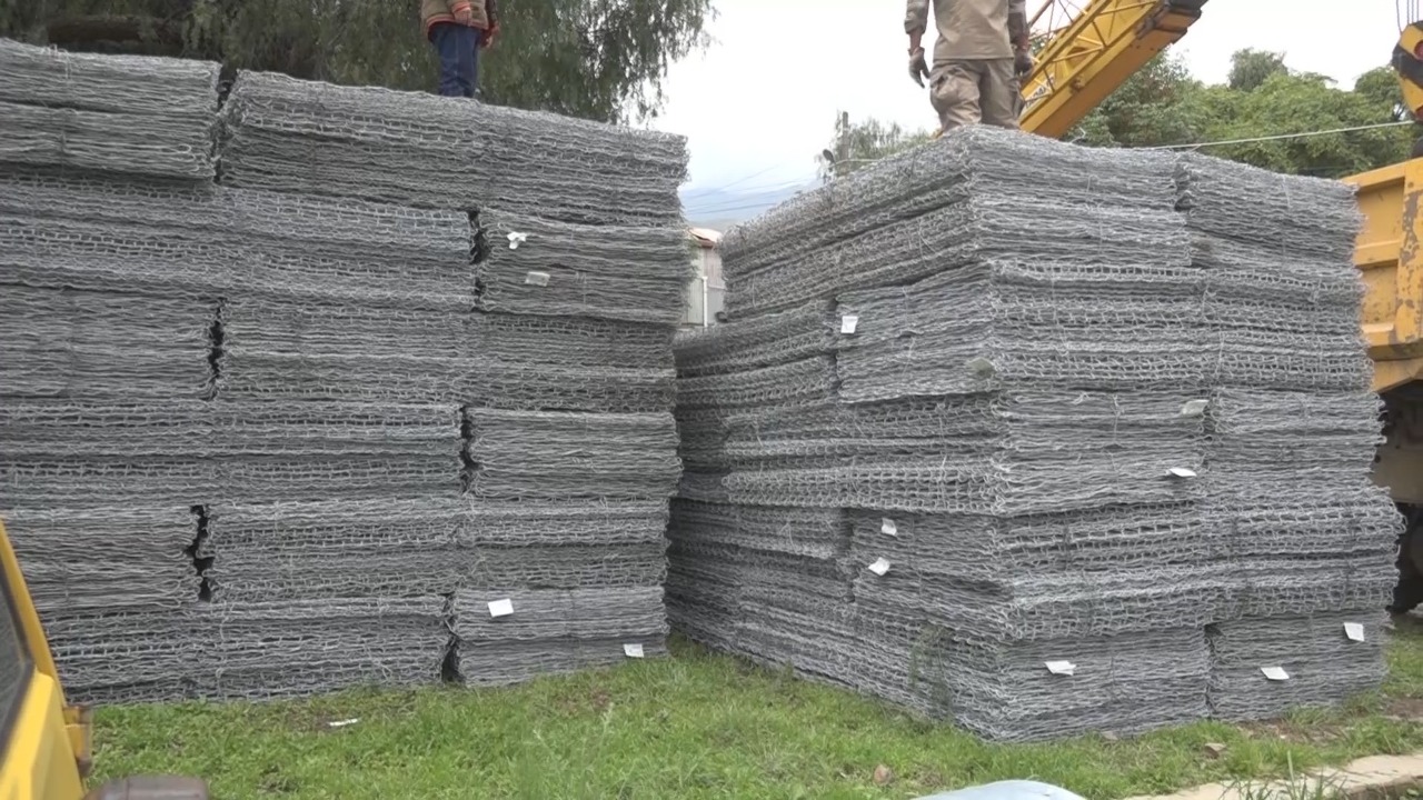 Gobernación de Cochabamba provee gaviones a seis municipios en emergencia por las intensas lluvias