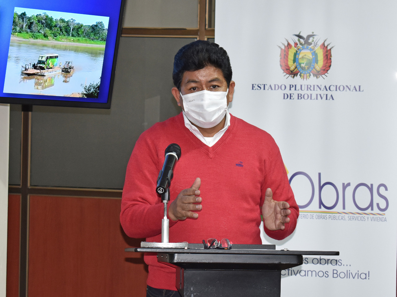 Ministerio de Obras Públicas socializará con empresarios y población de Beni el proyecto de la Hidrovía Ichilo-Mamoré