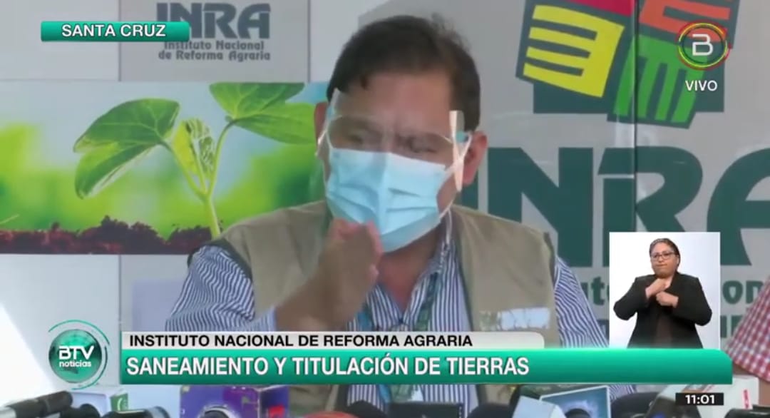 INRA anuncia que no participará en la reunión convocada por la Gobernación de Santa Cruz