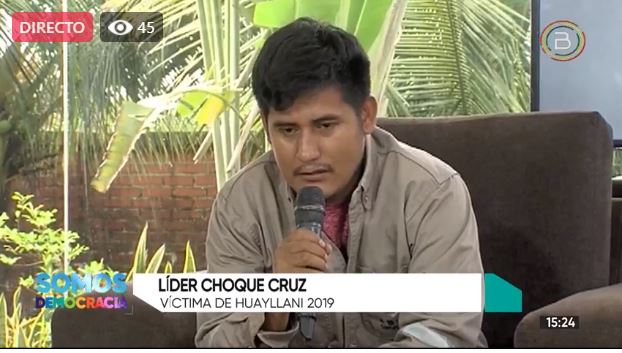 Detenido en masacre de Sacaba: “Nosotros lo que queremos es justicia”