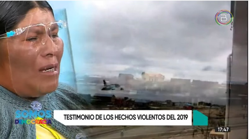 Victoria Mamani: Mi yerno fue torturado por policías en 2019, estuvo preso un año, ahora está lastimado y sin trabajo