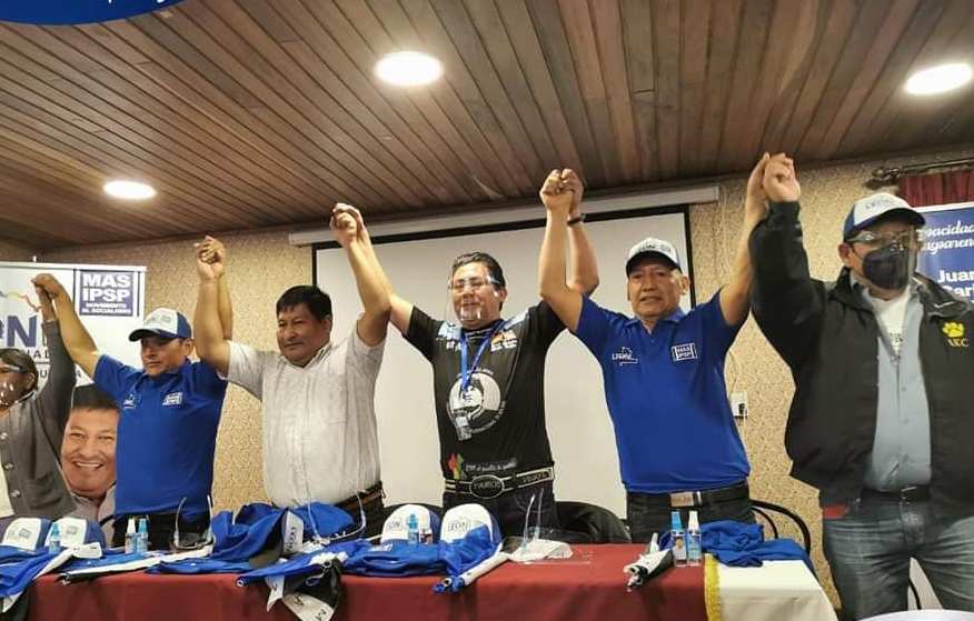 Exdirigentes campesinos de Chuquisaca vuelven al MAS-IPSP