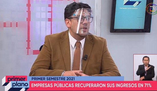Analista económico destaca el 71% de crecimiento logrado por empresas públicas en el primer semestre del año