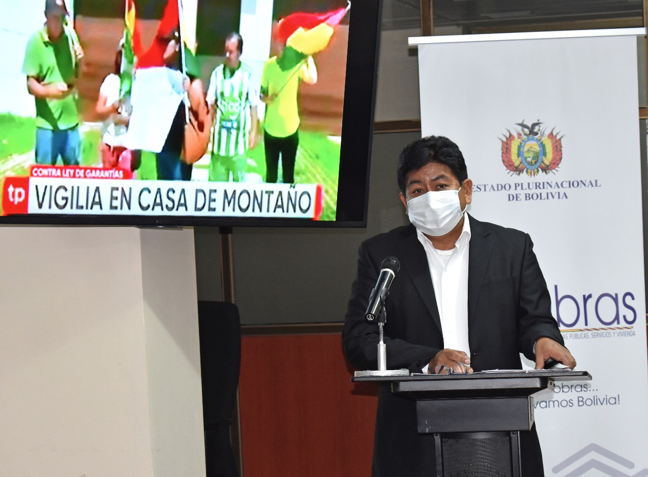 Ministro Montaño: Áñez obligó a varias autoridades a renunciar por métodos violentos para forzar la sucesión constitucional ilegítima e ilegal