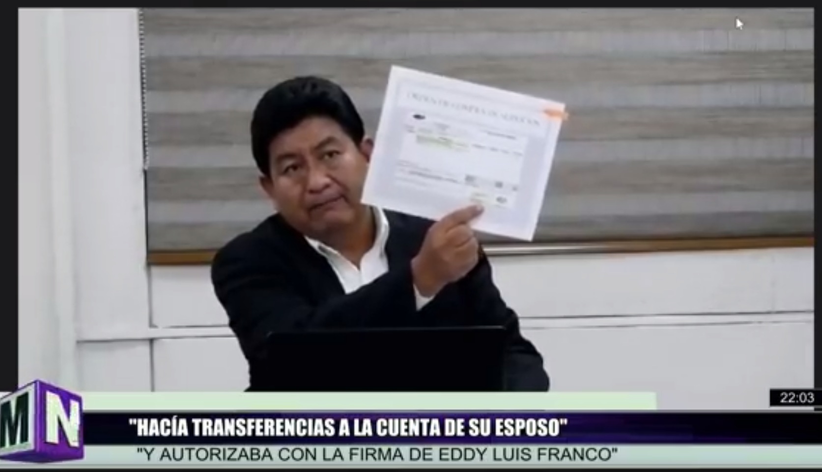 Ministro Montaño: Exanalista de Finanzas de Entel revela que hay nuevos implicados en el desvío de $us 389.919 a empresa fantasma