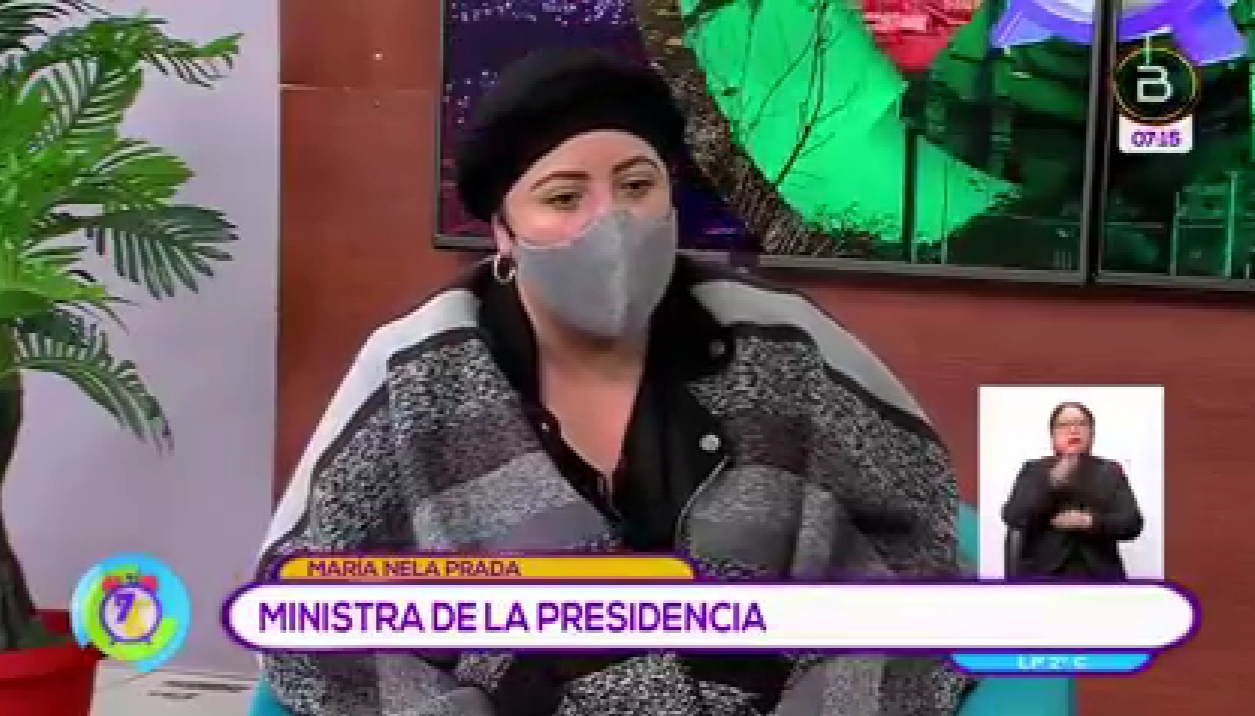 Ministra Prada: Hay grupos minoritarios en el país a los que les cuesta aceptar la voluntad popular