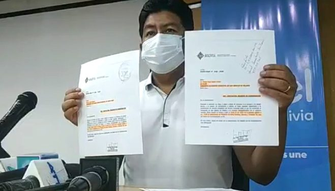 Ministro Montaño reitera invitación al Gobernador de Santa Cruz y al Alcalde de San Ignacio de Velasco para una mesa de trabajo