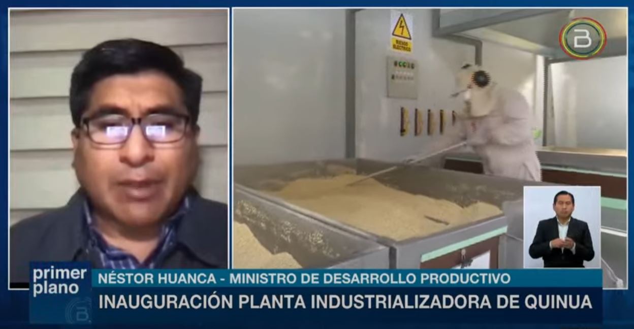 Planta industrializadora de quinua beneficiará a más de 8.900 familias productoras