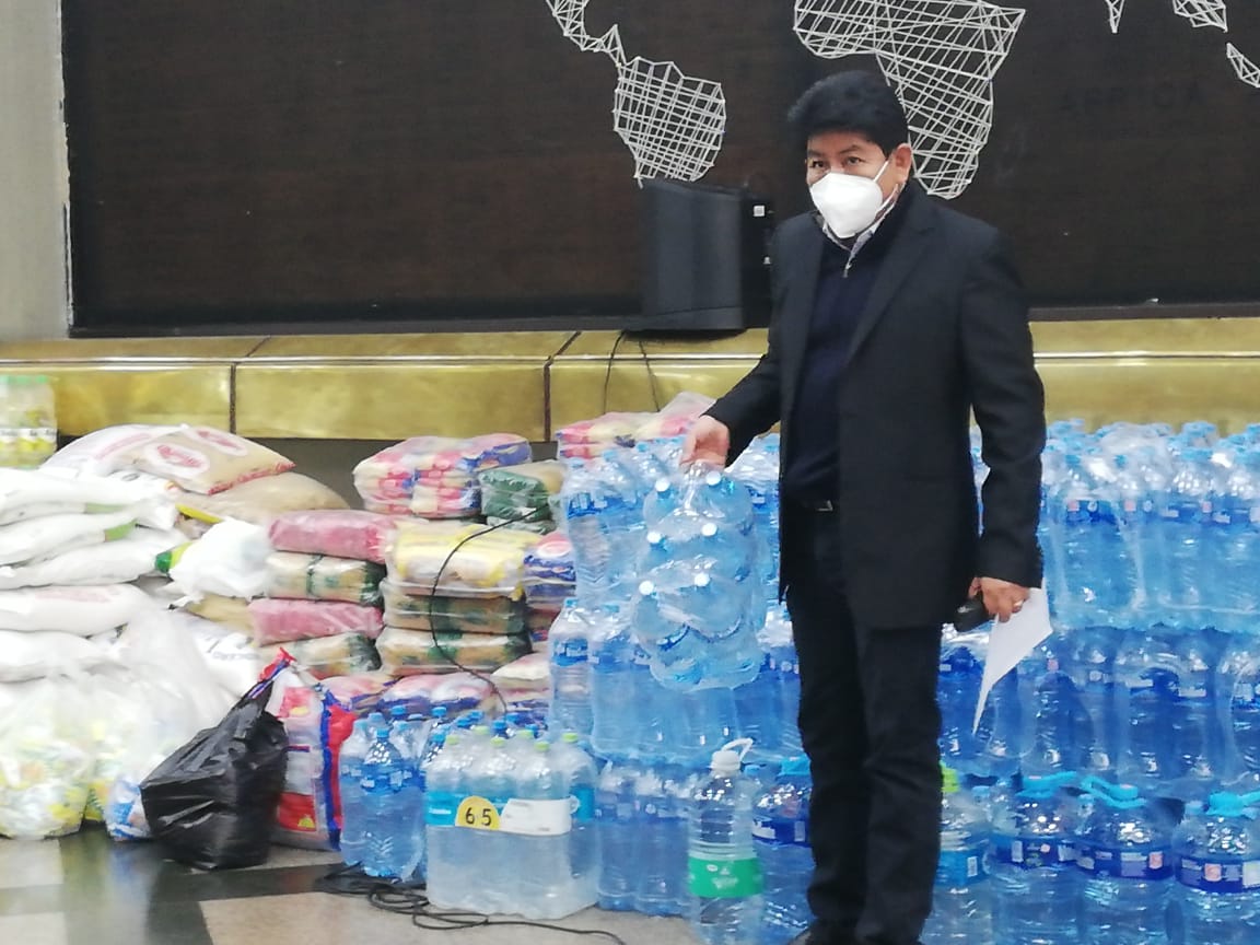 Ministerio de Obras Públicas envía más de 1,5 toneladas de ayuda a Guanay