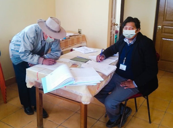 Inspeccionan oficialías de Registro Civil en seis localidades de Oruro para optimizar el servicio a la ciudadanía