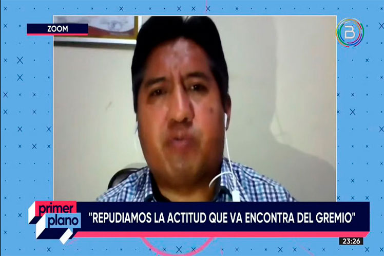 Confederación de Trabajadores de la Prensa de Bolivia rechaza agresiones a periodistas de Bolivia Tv