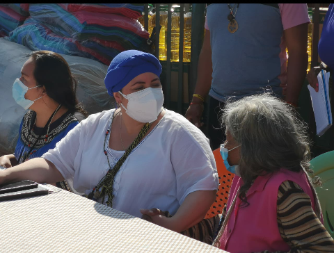 Ministra de la Presidencia festeja el Día de la Madre con mujeres ayoreas y entrega lote de ayuda humanitaria