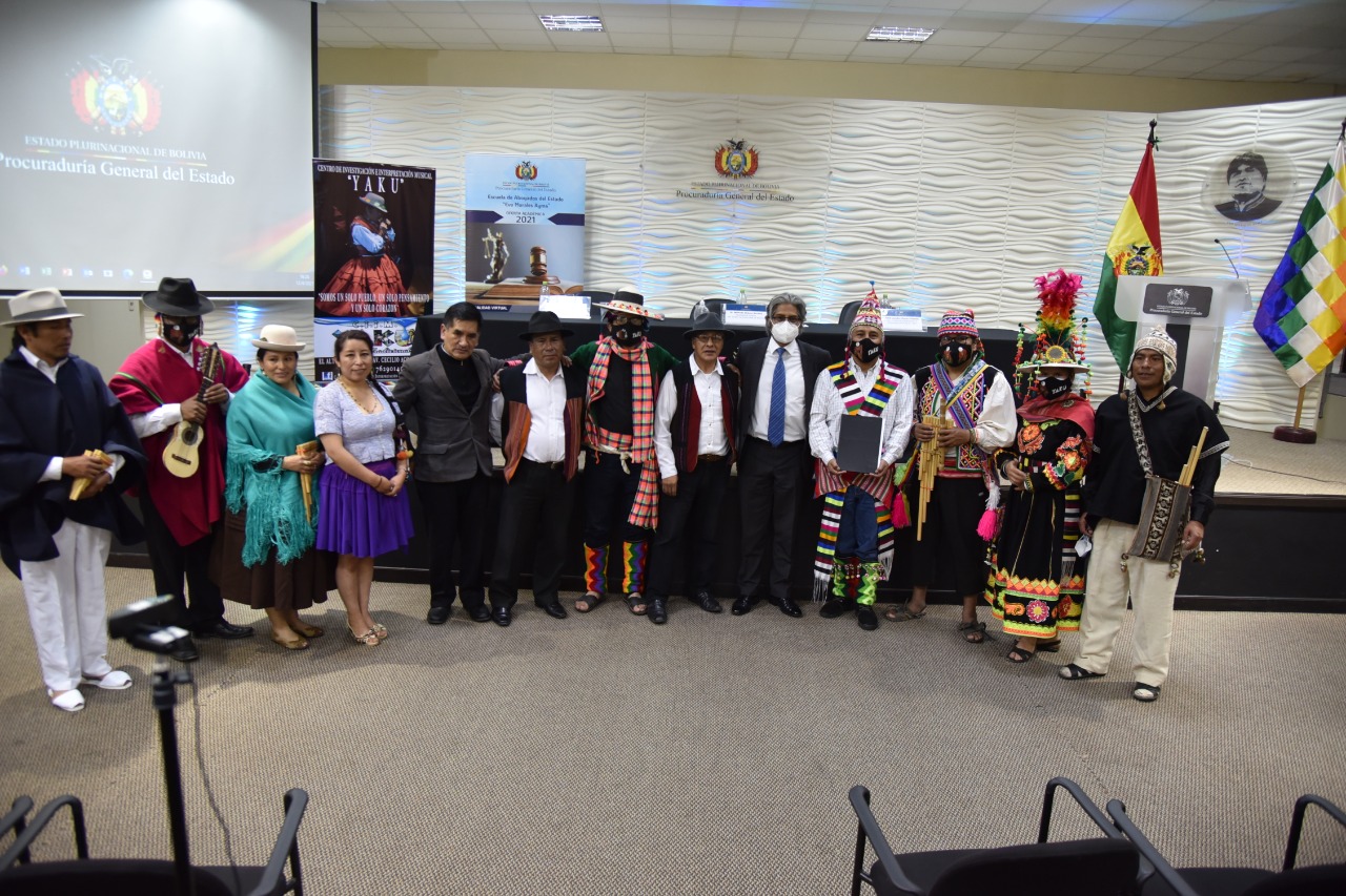 Procuraduría y el Centro de Investigación e Interpretación Musical “Yaku” firman convenio en el Día del Niño