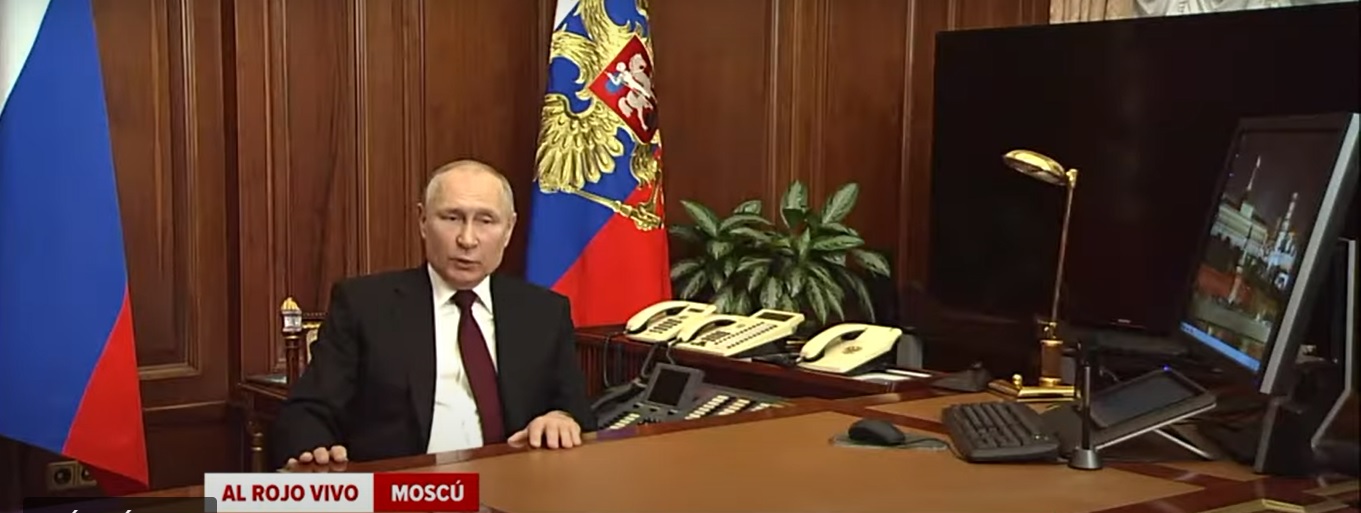 Rusia reconoce 'de forma inmediata' independencia de las repúblicas de Donetsk y Lugansk