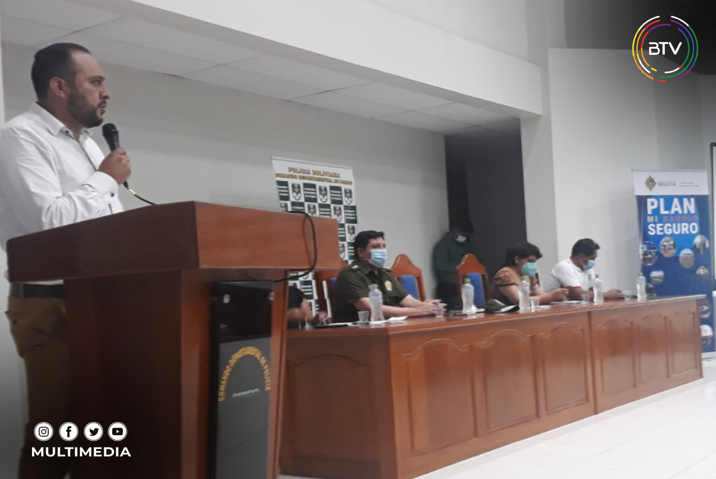 Ministerio de Gobierno lanza el Plan “Mi Barrio Seguro” en Cobija, Pando