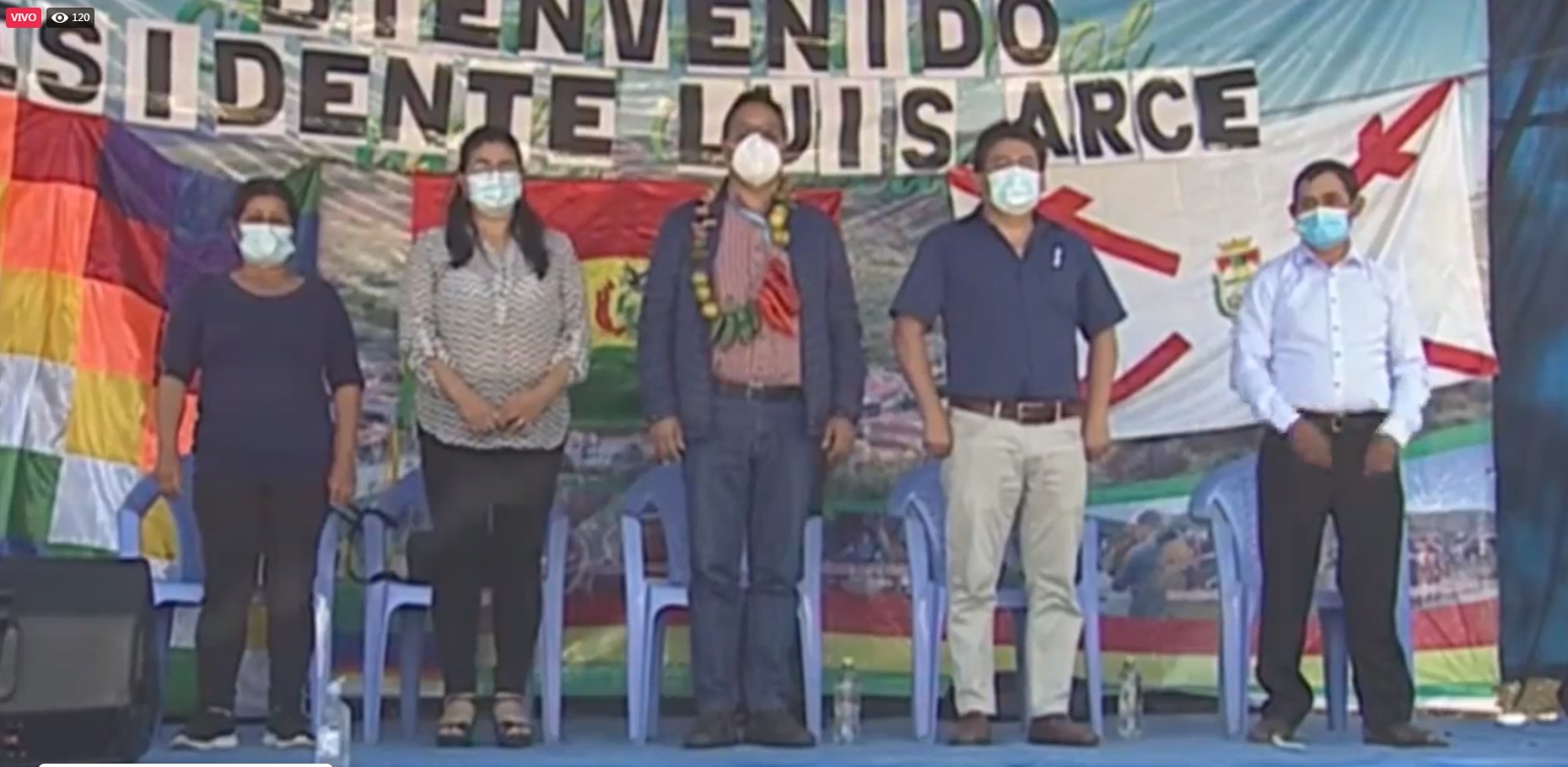 Presidente entrega moderno sistema de riego para comunidad Karachimayu, en Chuquisaca (adelanto)