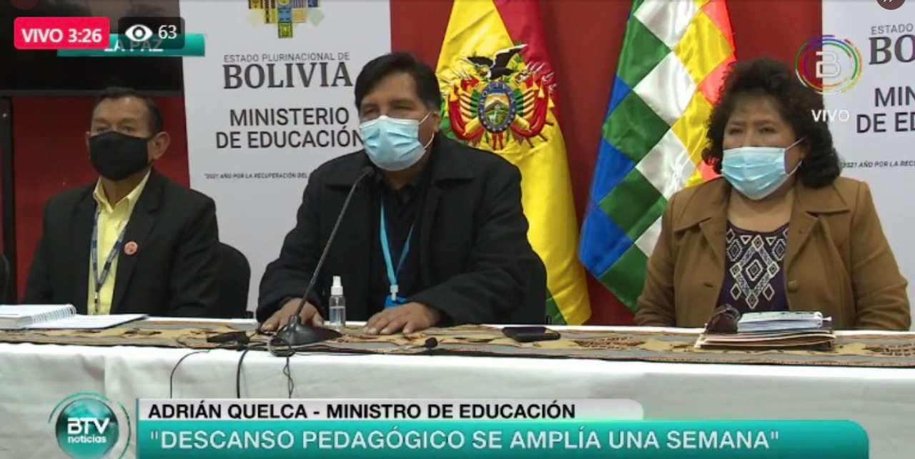 Educación amplía descanso pedagógico hasta el 22 de junio (amplía)