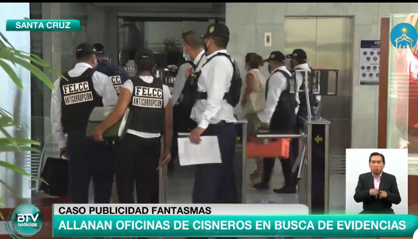 “Publicidad fantasma”: Allanan oficinas de la empresa Cisneros Interactive Bolivia en busca de evidencias