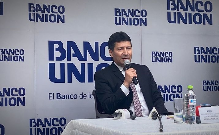 Banco Unión registra históricos Bs 22.448 millones en su cartera crediticia en 2021