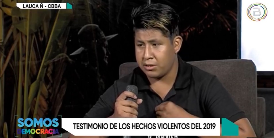 Gonzalo Paco, herido en la masacre de Sacaba: “Mi vida ya no es la de antes, fui desechado”