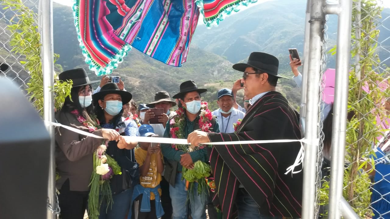 Invierten más de Bs 1 millón en infraestructura de riego para el municipio de Sucre